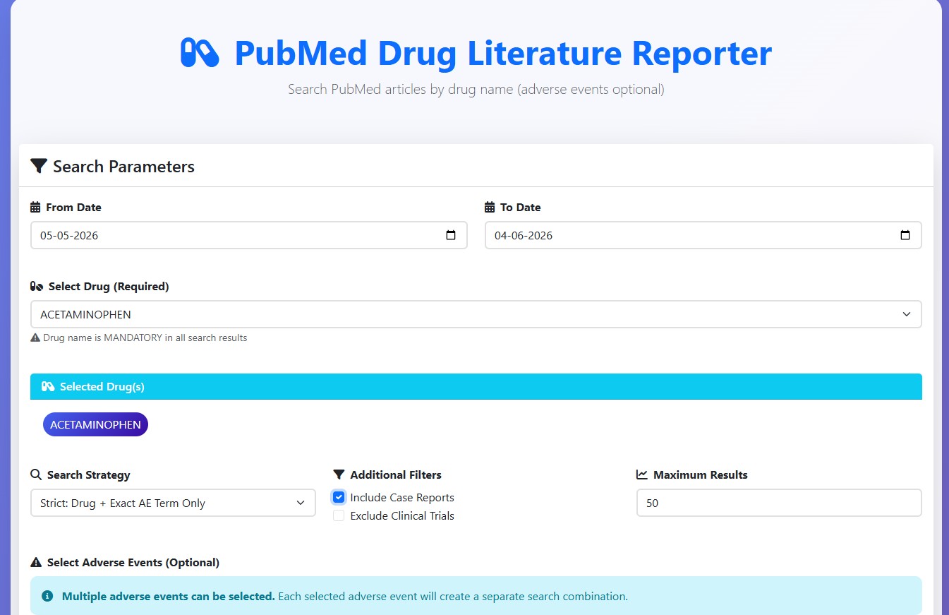 Pharos Scout — Literature Monitoring dashboard